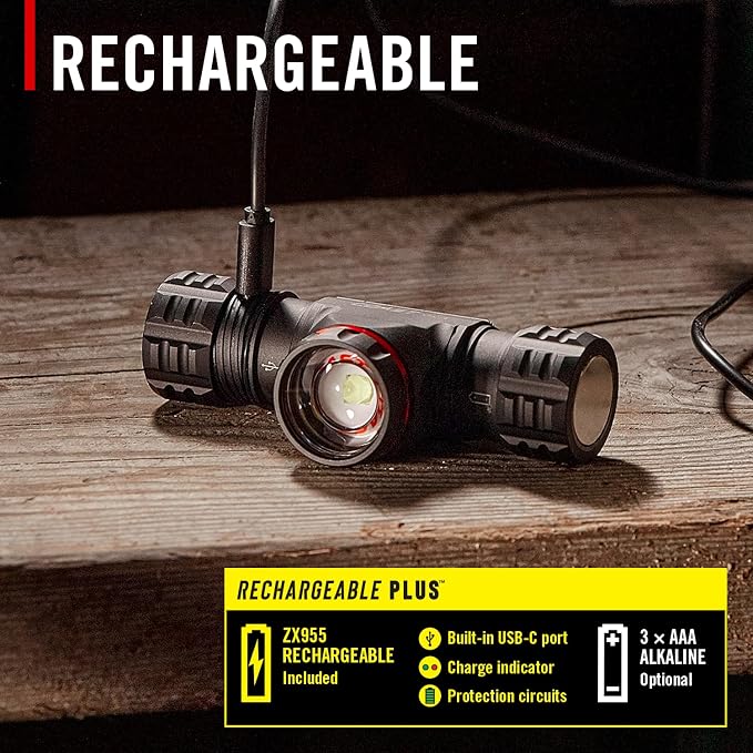 Coast® XPH34R 2700 Lumen USB-C Rechargeable-Dual Power LED Headlamp withPURE - Image 9