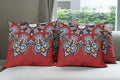 Ambesonne Mandala Throw Pillow Cushion Case Pack of 4, Color Jumble of Lace by Ambesonne