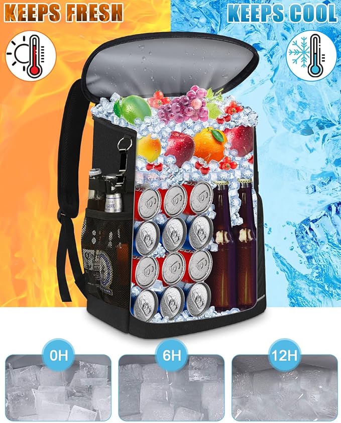 Cooler Backpack Insulated Leakproof Waterproof Backpack Cooler Bag 30/45 Cans - Image 4