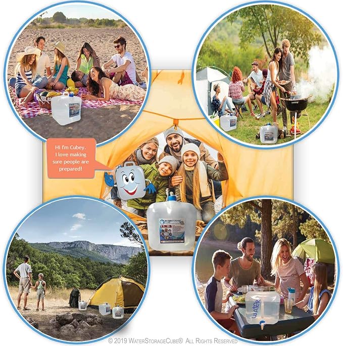 WaterStorageCube BPA Free Collapsible Water Container - Image 3