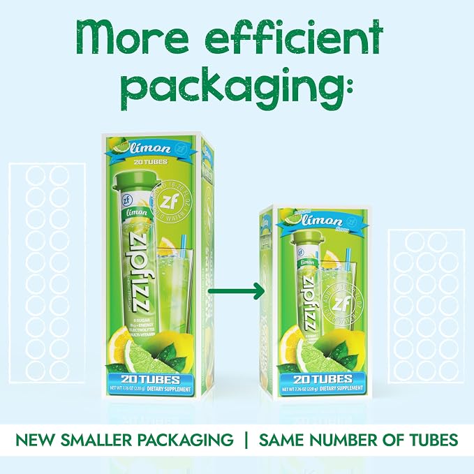 Zipfizz Daily Energy Drink Powder, 20 Pack | 3-in-1 Sustained Energy, Rapid - Image 3