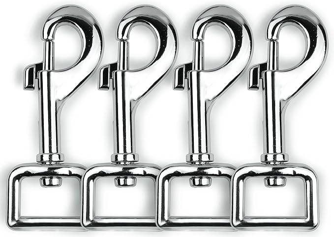 Garwor Heavy Duty Chrome Swivel Snap Hooks by Garwor