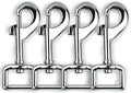 Garwor Heavy Duty Chrome Swivel Snap Hooks by Garwor