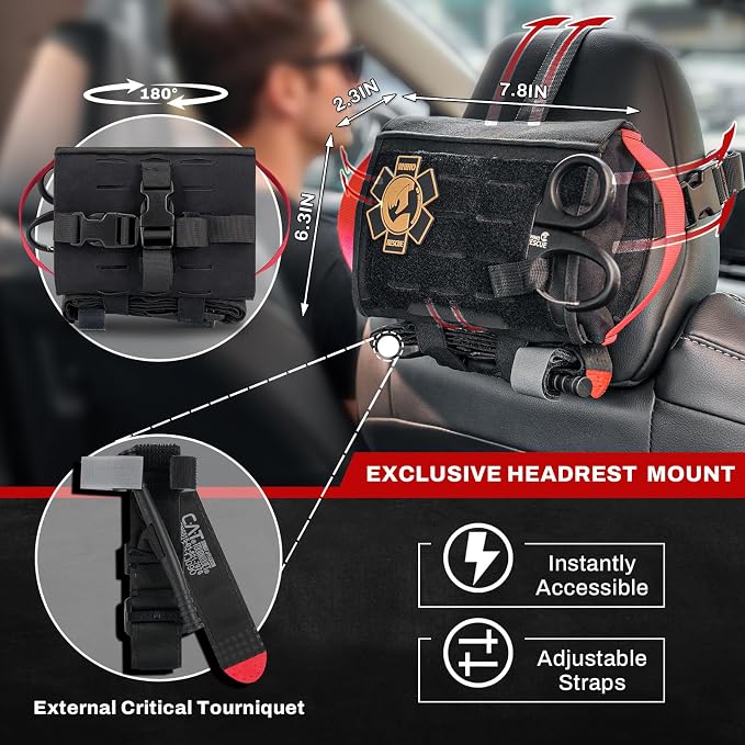 RHINO RESCUE Car Tactical IFAK Trauma Kit - Image 2