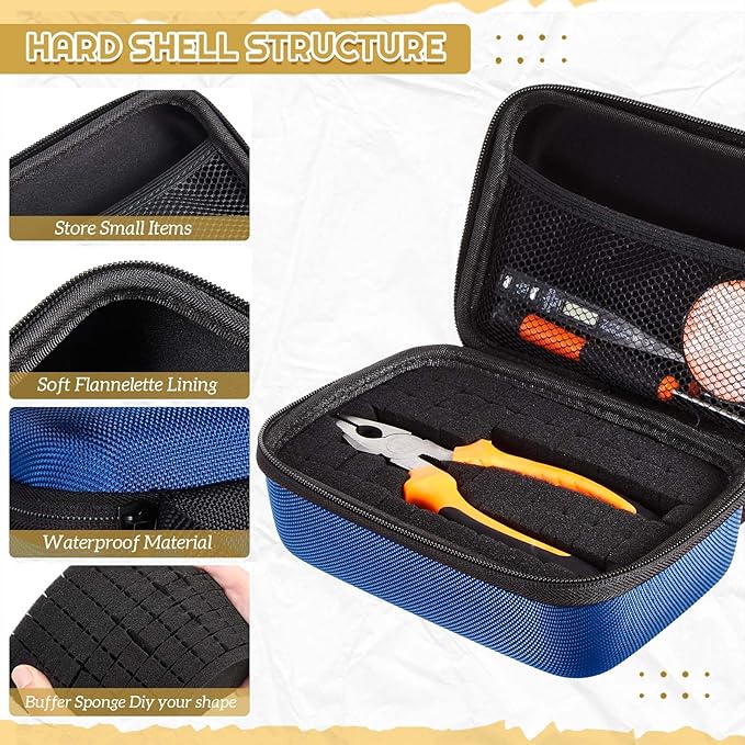 Relaxweex EVA Hard Case with Customizable Foam 13.5 x 9.8 x 5.5 Inch Protective - Image 3