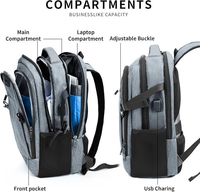 DUSLANG Travel Work Laptop Backpack - Image 3
