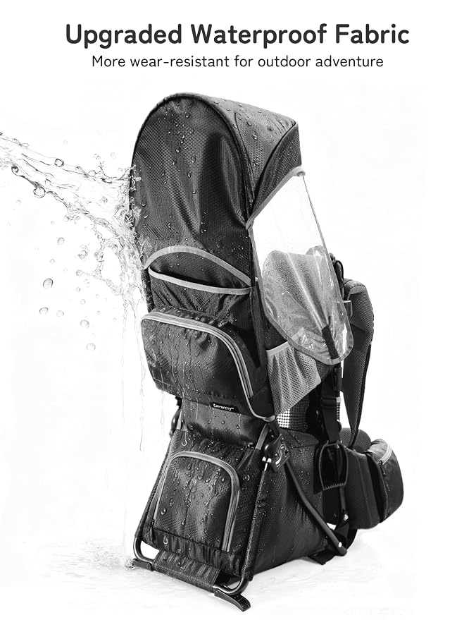 besrey Baby Backpack Carrier, Toddler Hiking Backpack - Image 7