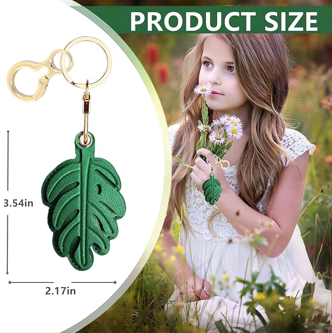 Leather Keychain Holder Case Compatible - Image 2
