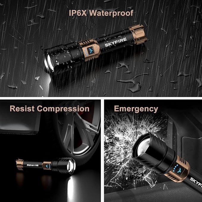 SKYFIRE LED Flashlights High Lumens - Image 7