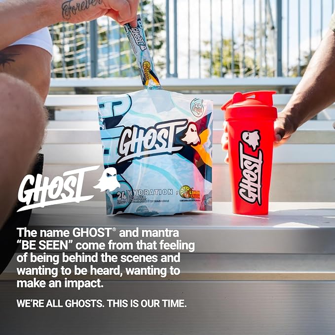 GHOST Hydration Packets, Lemon Crush, 24 Sticks, Electrolyte Powder - Image 6