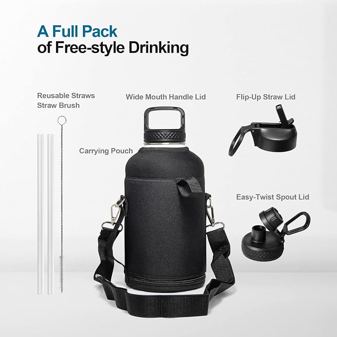 Coolflask 64 oz Insulated Water Bottle - Image 6
