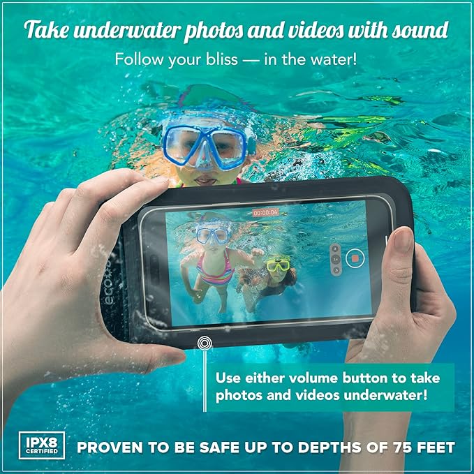 Eco Sun Waterproof Phone Pouch & Floating Wrist Strap Bundle – Waterproof Phone - Image 6
