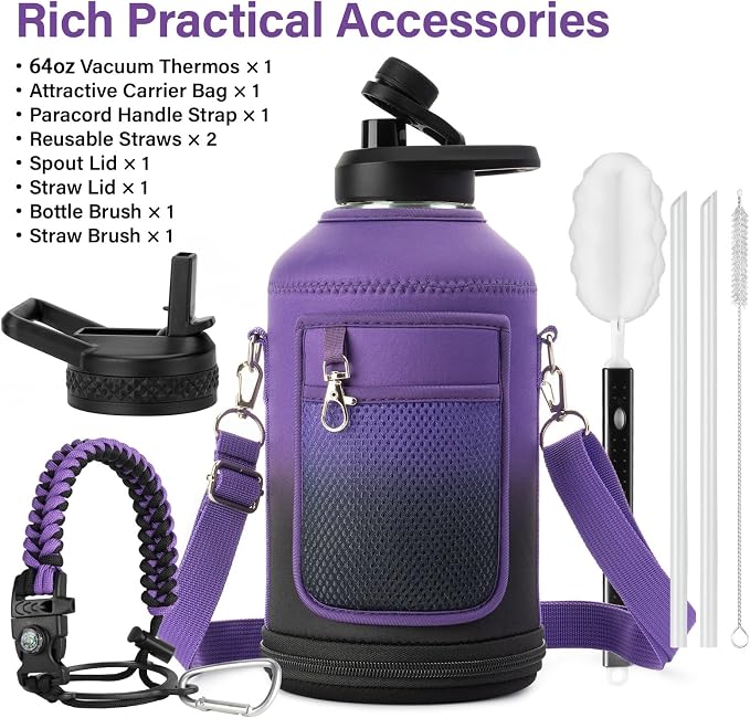 DYSANKY Insulated Water Bottle | Thickened Stainless Steel Vacuum Metal | - Image 2