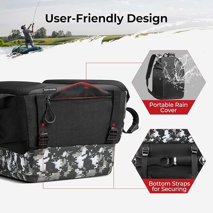 Piscifun Fishing Tackle Backpack - Image 7