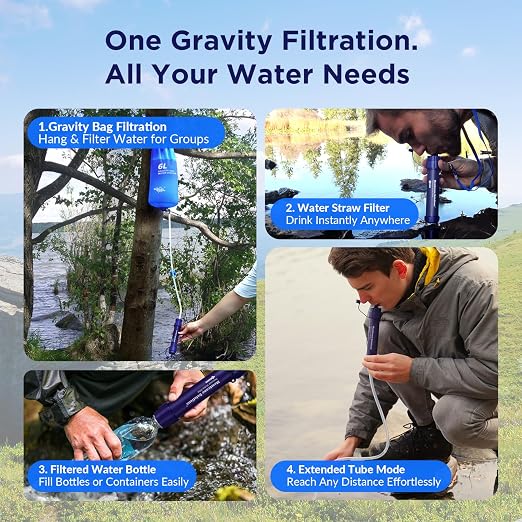 Membrane Solutions Gravity Water Filter Pro 6L, NSF/ANSI 42&372&401 Certified - Image 7