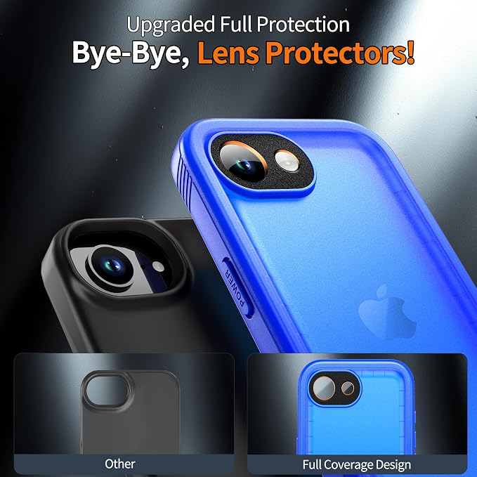 Cozycase TOP Protective Full Body Frosted Blue Case - Image 6