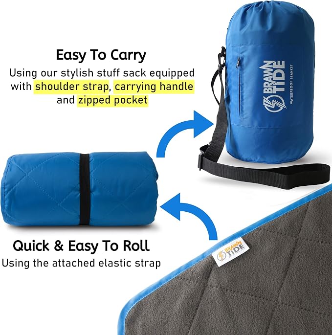 BRAWNTIDE Large Outdoor Waterproof Blanket - Image 4
