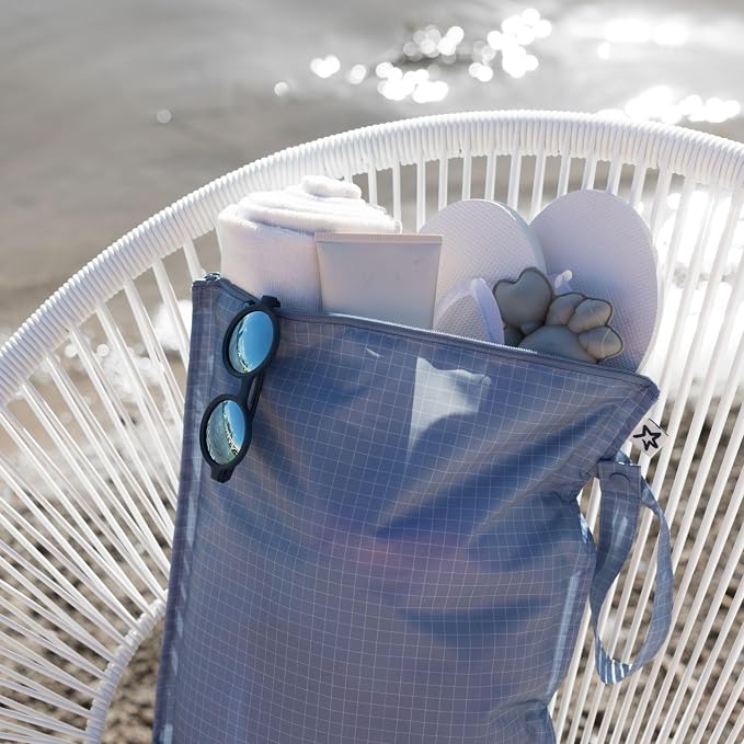 Tiny Twinkle Mess Proof Wet Bags | 2-Pack Reusable Waterproof Wet Bags - Image 12