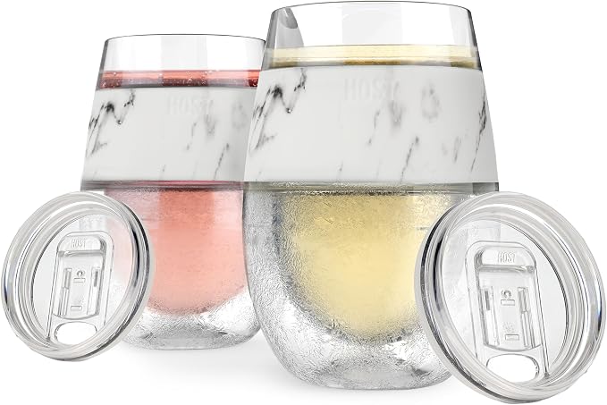 Host Freeze On the Go Stemless Wine Glasses by HOST