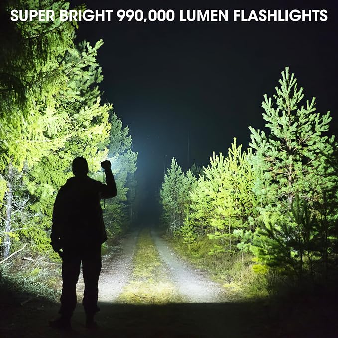 KINGCAESAR 3 Pack Flashlights 90, 000 High Lumens - Image 2