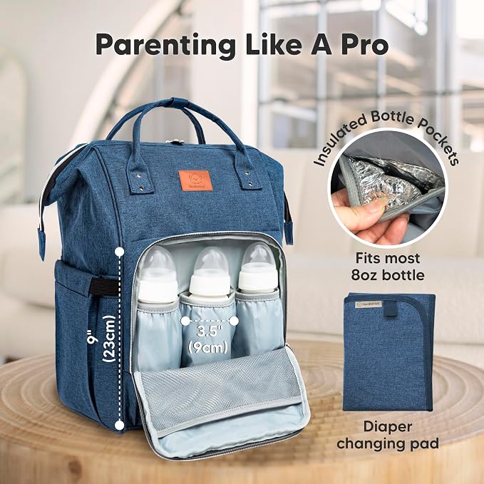 KeaBabies Baby Diaper Bag Backpack - Image 4