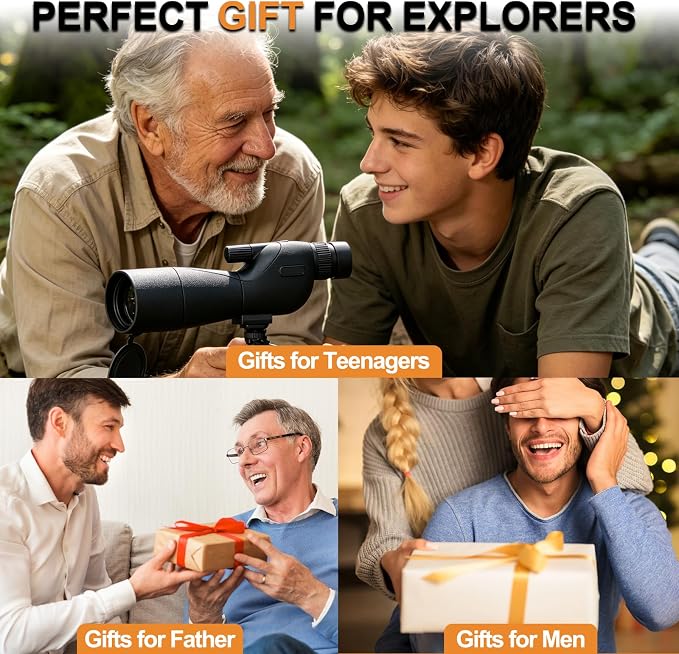 Monocular Telescope with Tripod, Bird Watching Gifts - Image 7