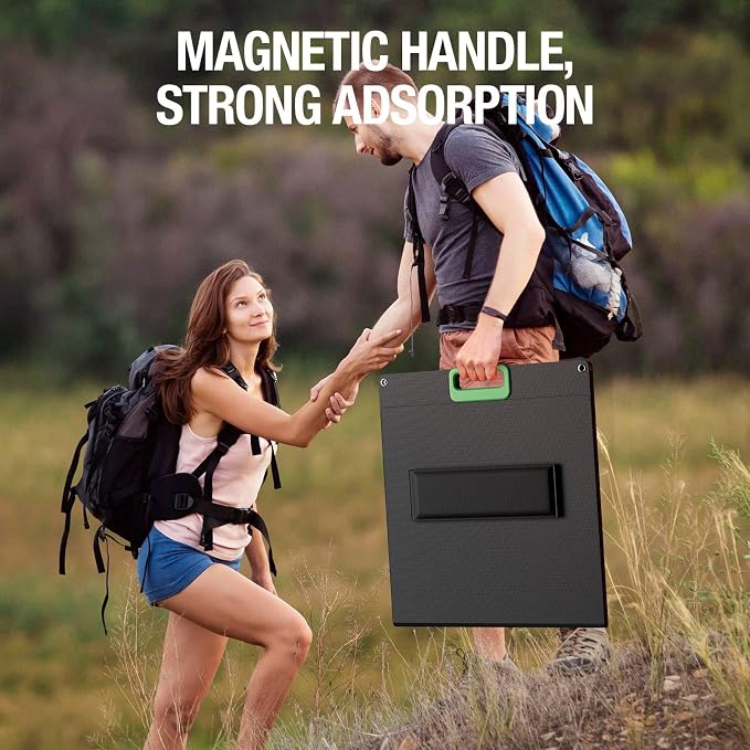 100W Portable Solar Panel for Power Station Generator, 23.5% High Efficiency - Image 7
