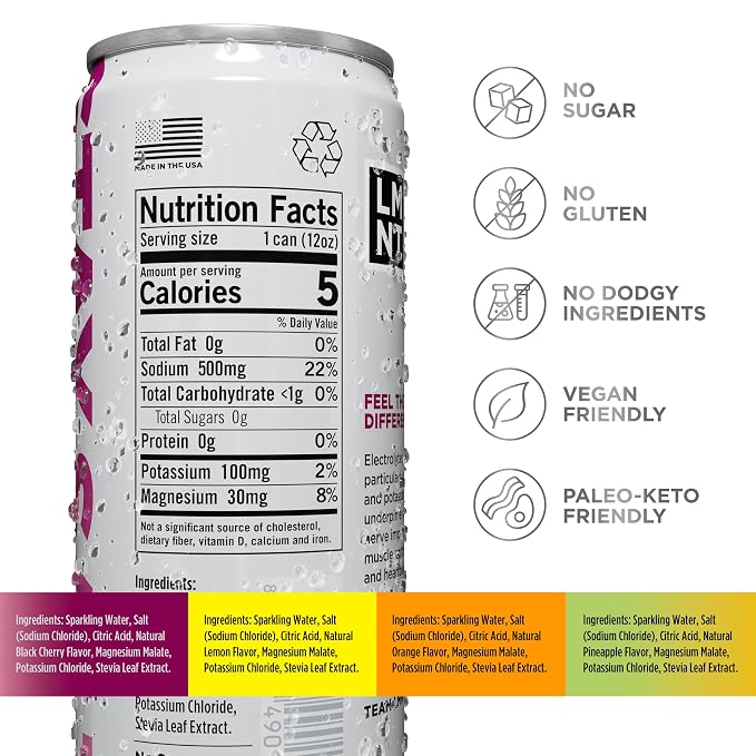 LMNT Sparkling Electrolyte Drink - Image 2