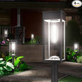 NEWMESSI Solar Pathway Lights for Outside, 4 Pack Garden Light Outdoor by NEWMESSI
