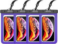 4 Pack 8.5“ Waterproof Cell Phone Pouch by Newppon