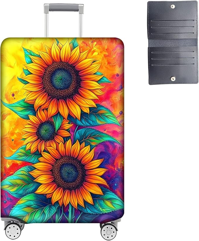 Luggage Cover Protector for 30-32 Inch Suitcases, TSA Approved Elastic Travel by Unknown