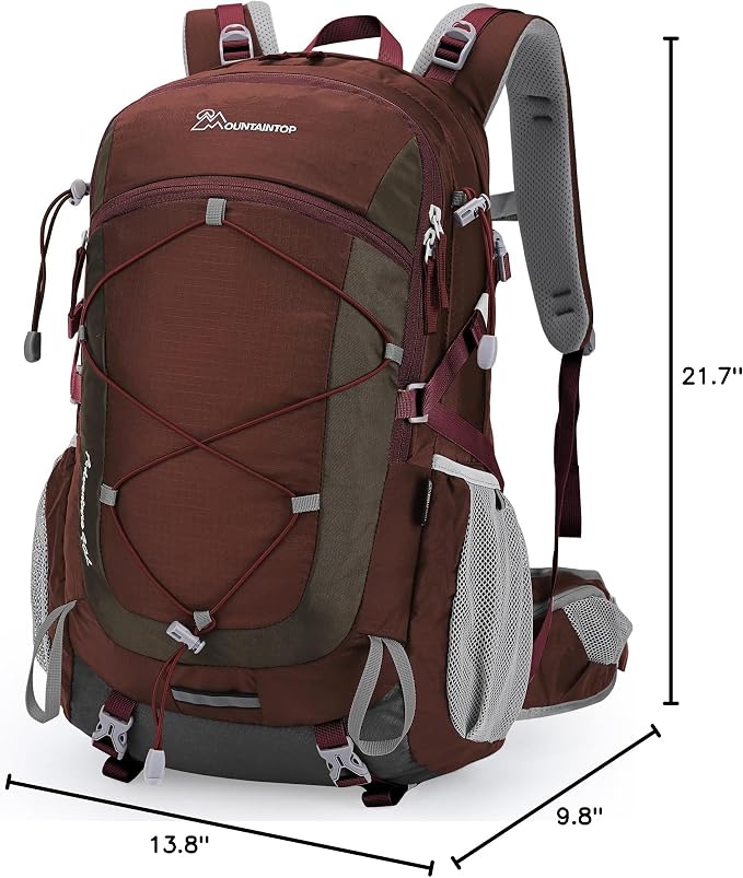 MOUNTAINTOP 25L/40L Hiking Backpack, Lightweight Travel Backpack - Image 9