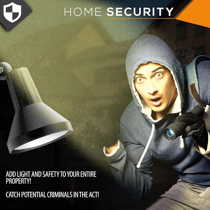 Ciata 15" Outdoor Security Flood Light 2 Head - Image 7
