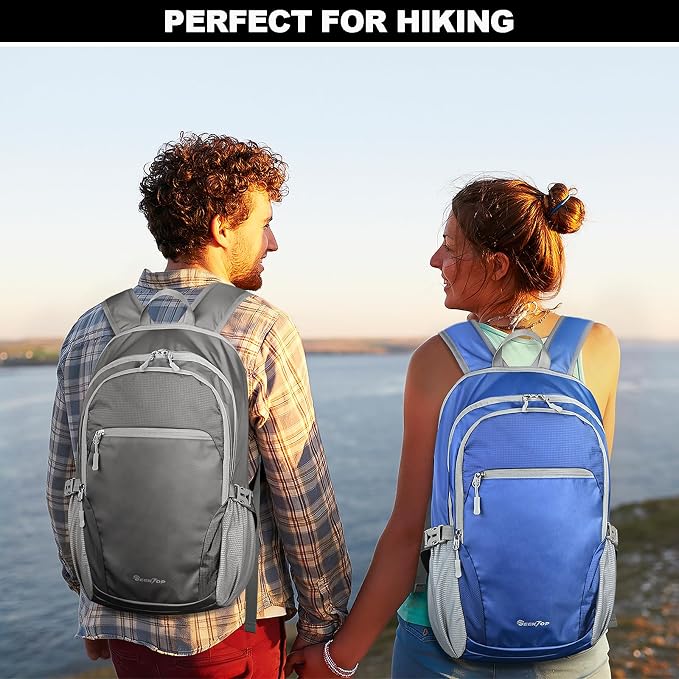 Seektop Lightweight Packable Hiking Backpack Waterproof Expandable 20L-28L - Image 9