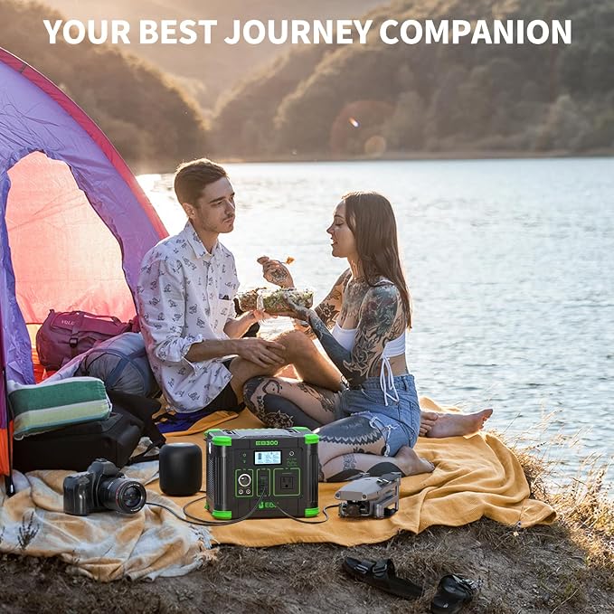EBL Portable Power Station, 330W 288.6Wh Solar Generator 60W USB-C PD, 5W - Image 6