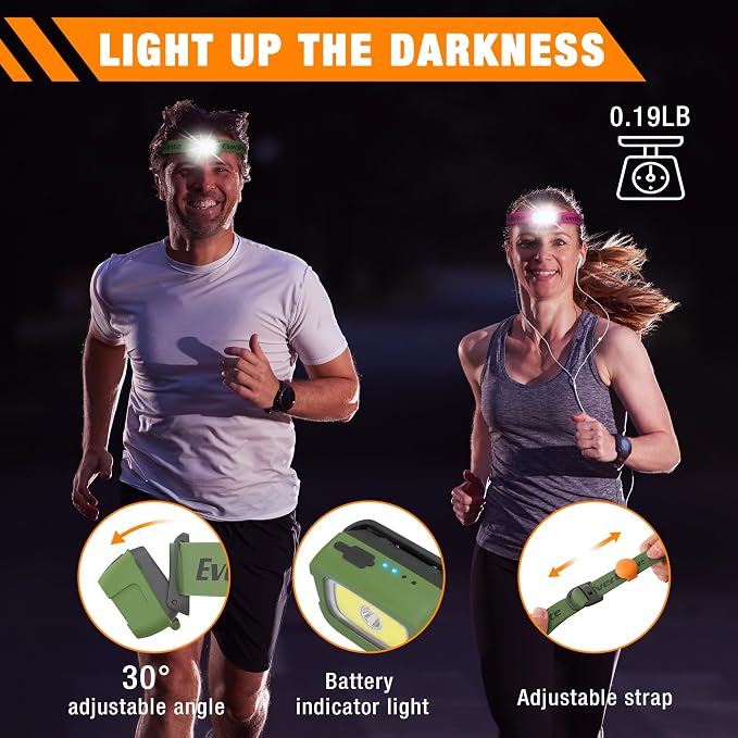 EverBrite Rechargeable Headlamp, 350 Lumens Headlamp - Image 6