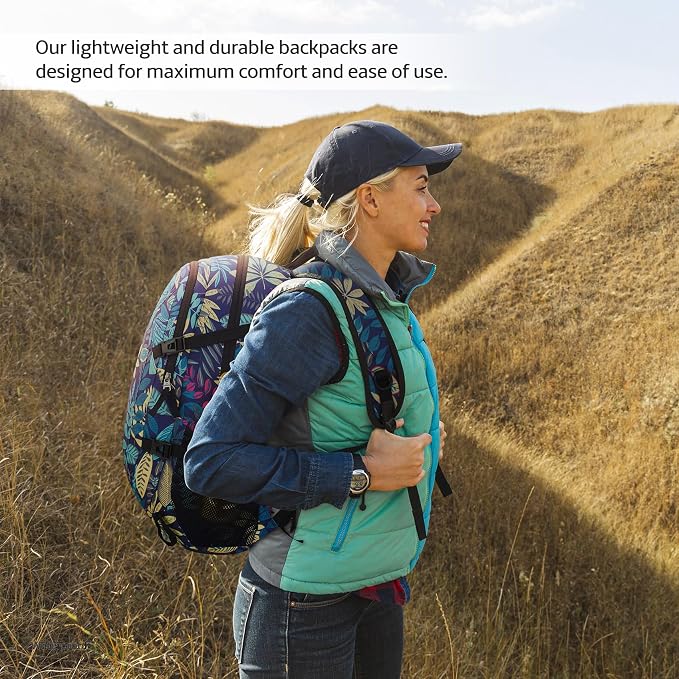 Venture Pal 40L Lightweight Packable Travel Hiking Backpack Daypack - Image 6