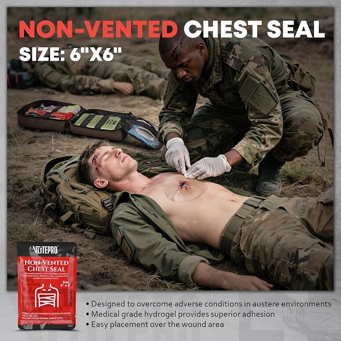 144 Pcs Advanced Trauma First Aid Kit - Image 6