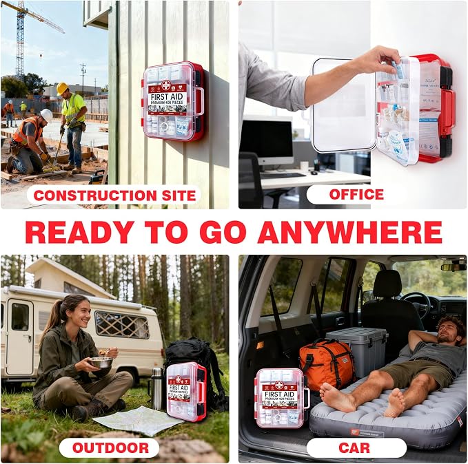 400 Pieces All-Purpose First Aid Kit - Image 7