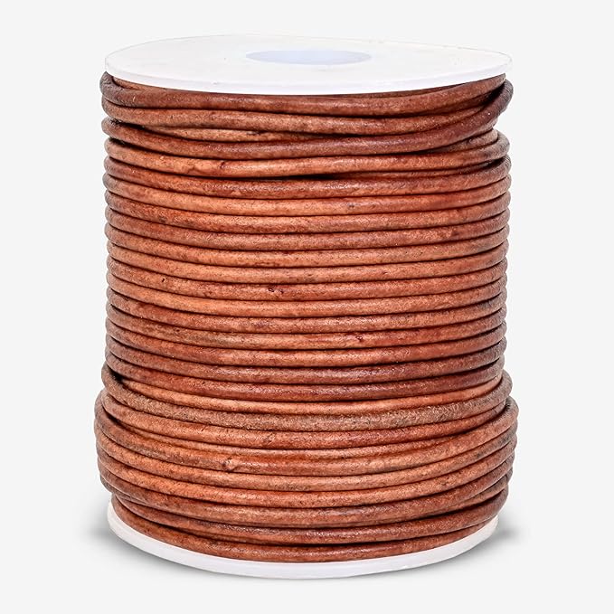 GENIQUE Real/Genuine Round Leather String Cord - Image 2