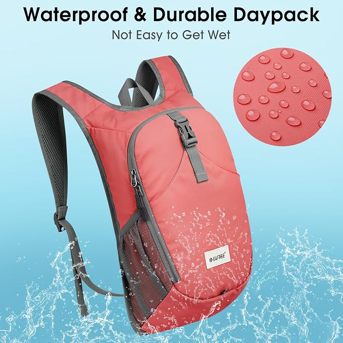 G4Free 10L Hiking Backpack, Lightweight Small Hiking Daypack Outdoor Travel - Image 2