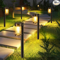 Mancra Solar Pathway Lights Outdoor, 10 Pack Metal & Glass Solar Lights Outdoor by Mancra