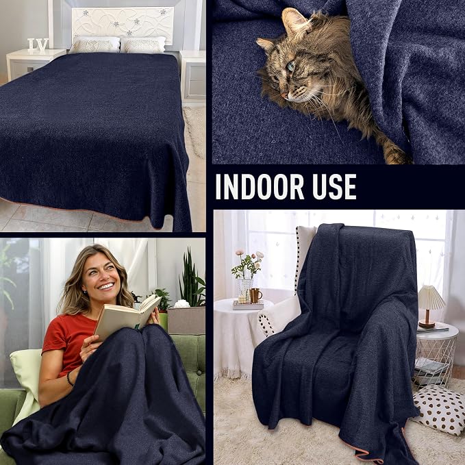 Large Military Wool Blanket - Image 3