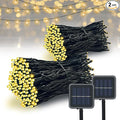 Vimorg Solar String Lights Outdoor, 2 Pack 79FT 200 LED Waterproof Solar by Vimorg