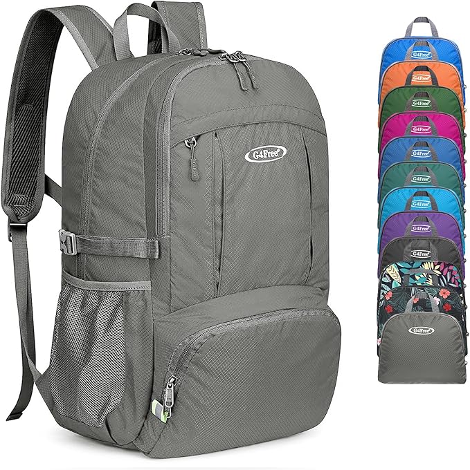 G4Free 40L Lightweight Packable Hiking Backpack, Waterproof Travel Daypack by G4Free
