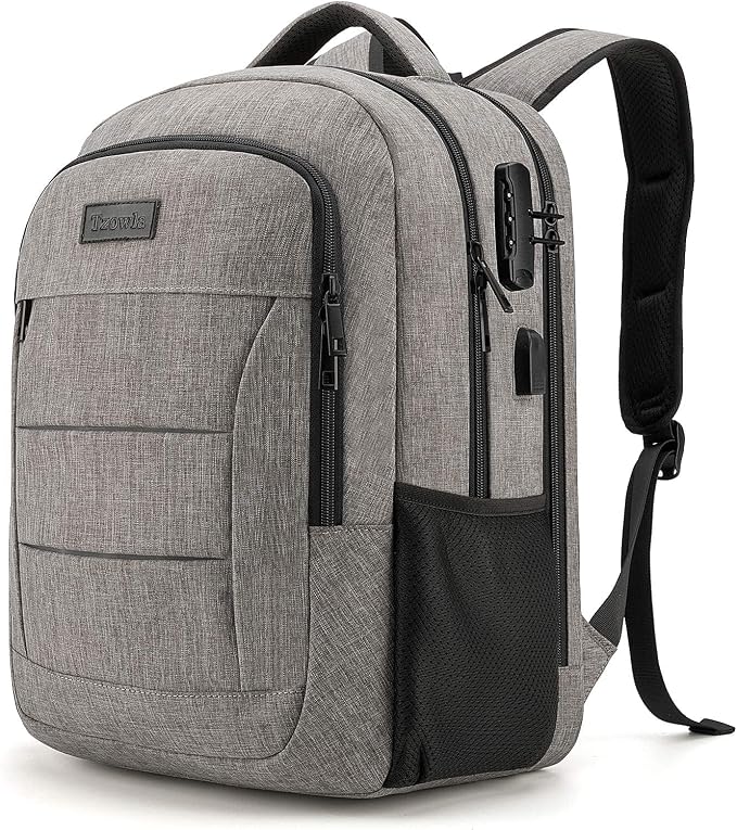 Tzowla Travel Laptop Backpack, Durable Water Resistant Anti-Theft 50L Extra by Tzowla