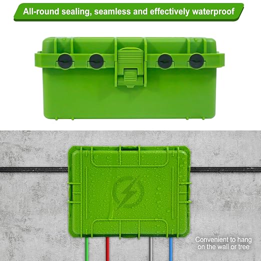 Large Outdoor Electrical Box Waterproof, IP54 Extension Cord Cover Weatherproof - Image 5