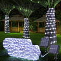 Solar Rope Lights, 2 Pack Total 66ft 200LED Solar String Lights, 8 Modes by Jnaurb
