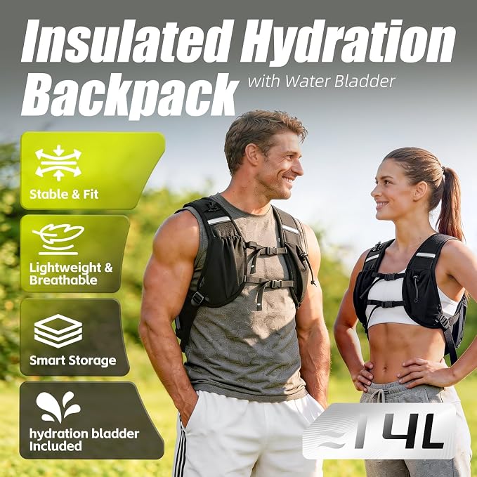 Hydration Pack Backpack, Insulated Hiking Water Backpack - Image 2