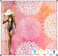 Famstar Beach Blanket Oversized Extra Large 78" X 81", Waterproof Sandproof by Famstar